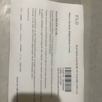 Kinetix FLO 20 Günlük Ayakkabımı UHU İle Yapıştırıp Gönderdi