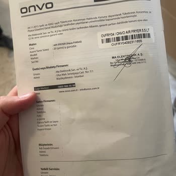 A101 Airfryer Motoru Yandı Aylardır Tamirde Duruyor Ve Yapılmıyor