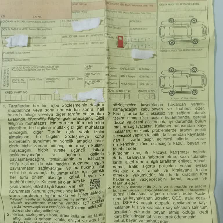 Zeplin Car Provizyon Ücreti İadesi