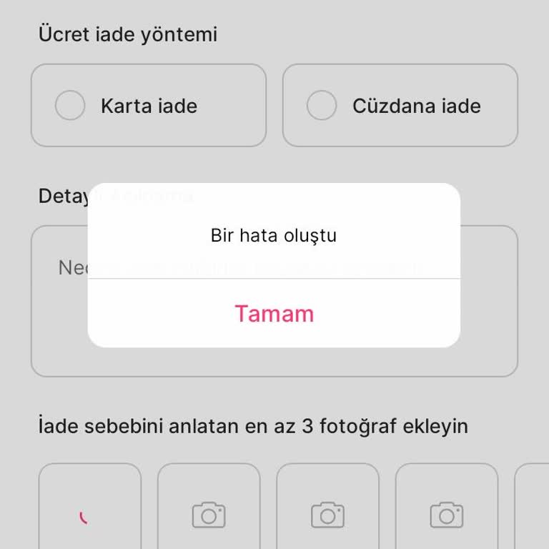 Gardrops Fotoğraf Ekle Yemiyorum