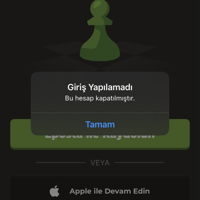 Chess.com Sebepsiz Hesap Kapatılması?