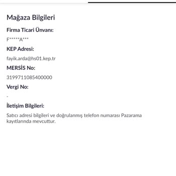 Maximum Pazarama Vichy Sahte Kremi İade Almıyor