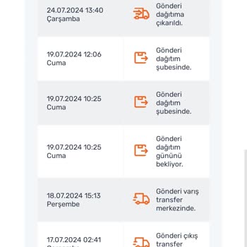 Aras Kargo Ordu Duru Göl Şikayetçiyim