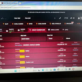 Casino Crystal Çekim İşlemlerinde Yaşanan Sorunlar Ve Çözüm Beklentisi