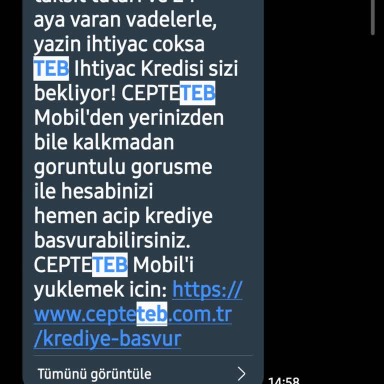 TEB Bankasının "müşteri Olun Kampanyası" Bir Yalandan İbarettir.