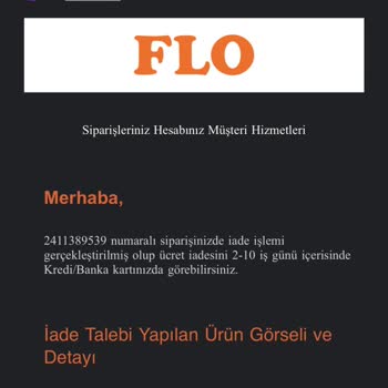 FLO Ayakkabı FLO Dan Yatırılmayan İade