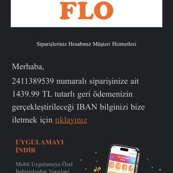 FLO Ayakkabı FLO Dan Yatırılmayan İade