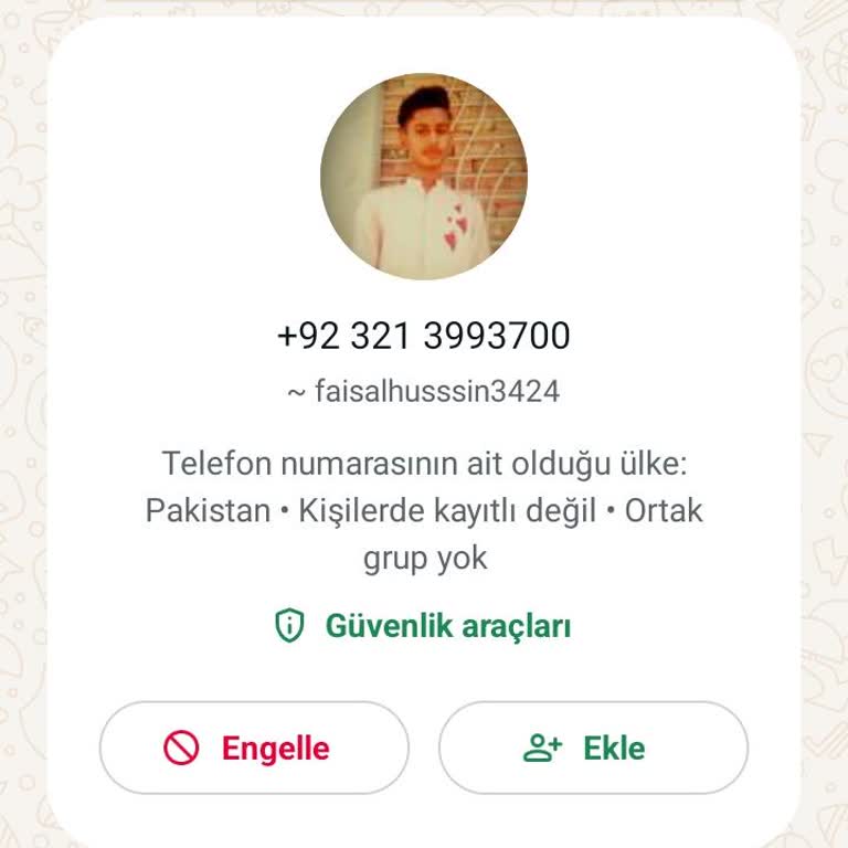 WhatsApp Üzerinden Gelen Şüpheli Mesaj Ve Güvenlik Endişesi