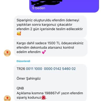 crickettfashion (Instagram) Instagram'dan Yapılan Alışverişte Yaşanan Sorun