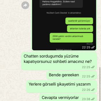 NO2BET Casino'da Deneme Bonusu Kazancım Aktarılmadı
