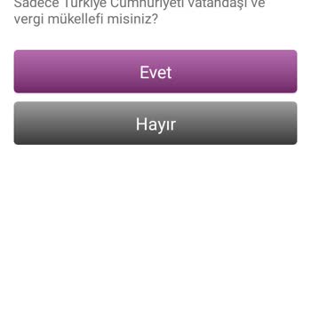 Enpara Uygulamasına 'Vergi Mükellefi Bilgilerinizi Girin'