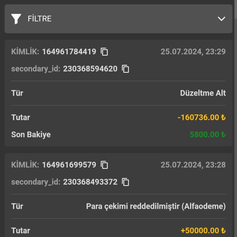Casinowon 160.000 TL Bakiyemi Sildi Ve Ödemedi.