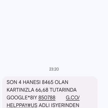Helppay Paramın Derhal İade Edilmesini İstiyorum