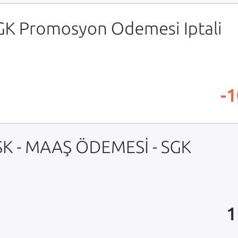 Yapı Kredi SGK Promosyon İptali İadesi