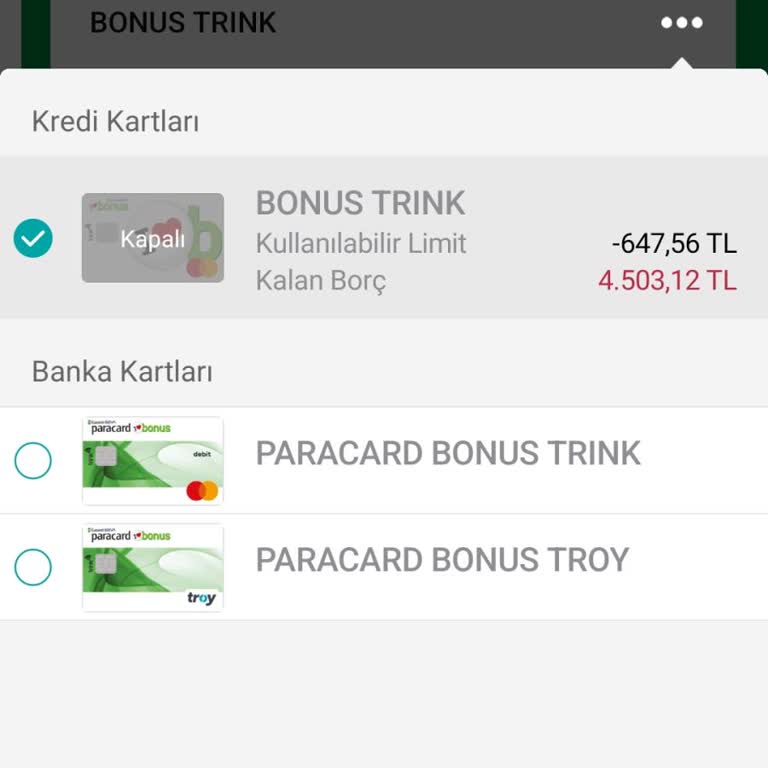 Garanti Bankası Ödenmiş Olduğum Borcu Silmiyor
