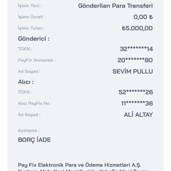 PayFix Şikayetimi Arz Ederim