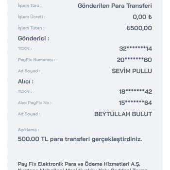 PayFix Şikayetimi Arz Ederim