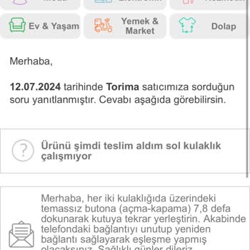 Torima Kaya Elektronik Torima Bozuk Ürün Yolluyor