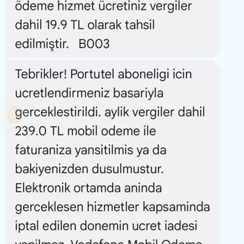 Vodafone Portutel Aboneliği İptali