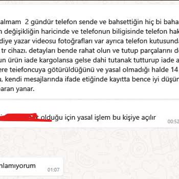 Sahibinden Paramgüvende Açıklandığı Gibi Çıkmayan Telefon Vakası
