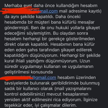Letgo Sebepsizce Hesabımı Engelledi
