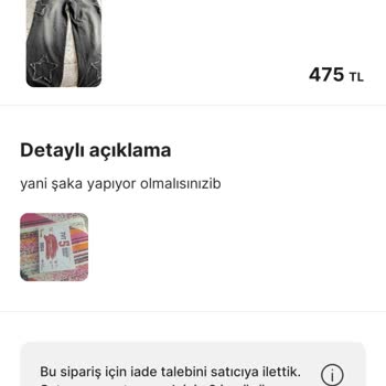 Gardrops İade Param Geri Verilmiyor
