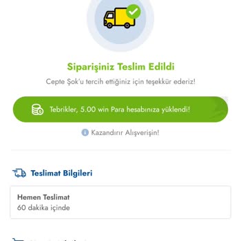 Cepte Şok Eksik Ürün