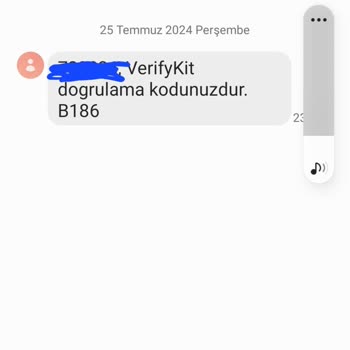 Verifykit Bilgim Dışında Doğrulama Kodu