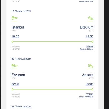 AJet (Anadolu Jet) Habersiz Bilet Tarihimin Değiştirilmesi