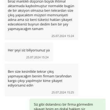 ÇiçekSepeti İlgisiz Satıcı Tehdit Etti