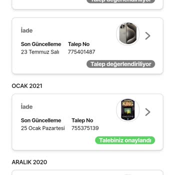 Hepsiburada Bedel İadesi/ Değişim Yapılmaması