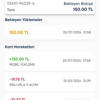 Kredi Kartı İle İzmirim Kart Dolumu Yapılamadı
