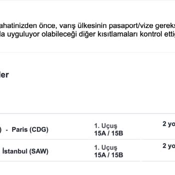 Turkish Airlines Seat Purchase Issue
