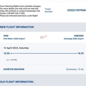 Türk Havayolları Ticketing Problem