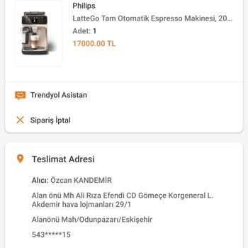 Trendyol Tarafından Gönderilmeyen Ürünlerim