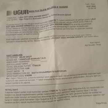 Uğur Derin Dondurucu Termometre Sorunu