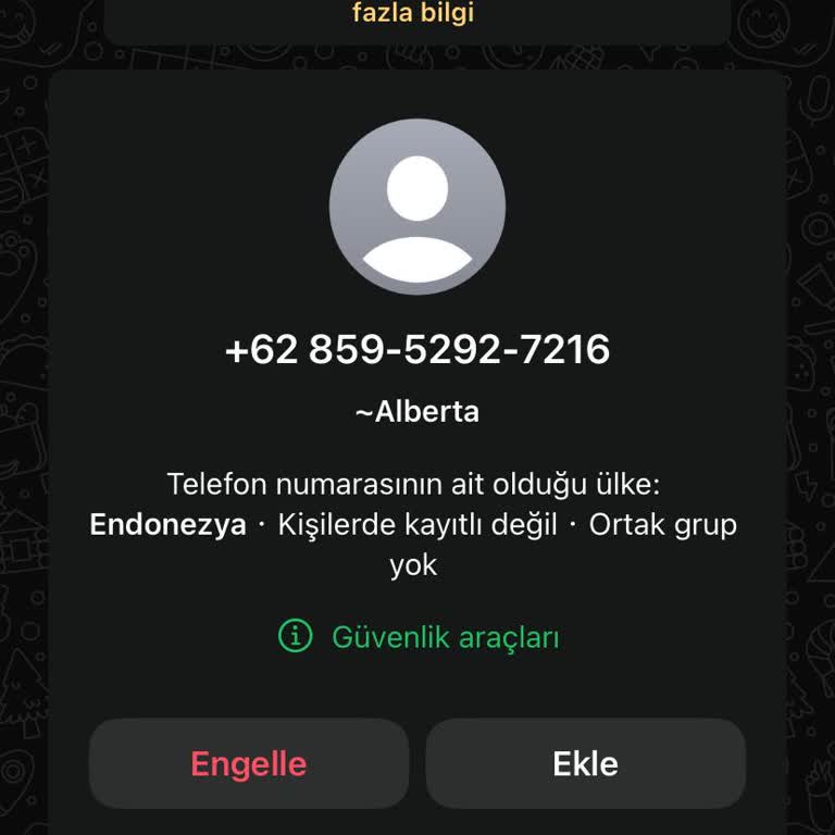 WhatsApp Güvensiz İçerik Sorumluluğu Bana Ait Değil