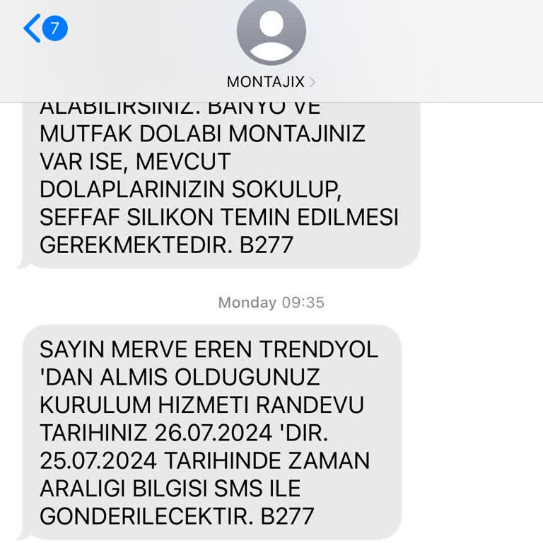 Montajix Montajıx Randevu Sistemi Yetersizliği