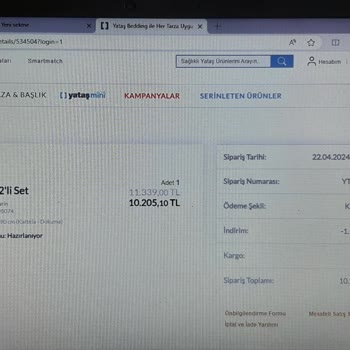 Yataş Zamanında Teslim Edilmeyen Ürün