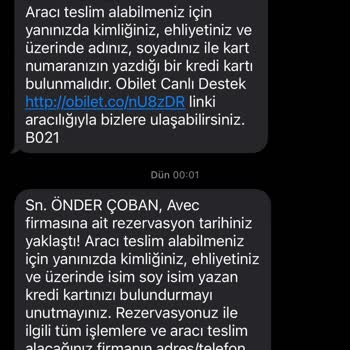 Avec Ar Kiralama Yalan Söylüyor