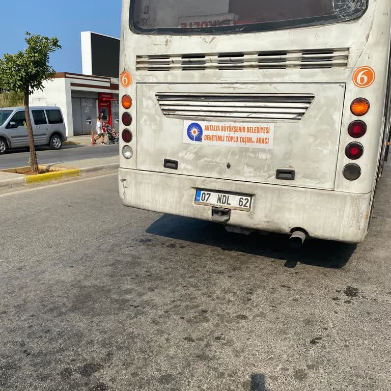 Alanya Belediyesi Alanya Halk Otobüslerinde Güvende Değiliz
