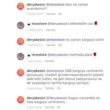 Dolap Satıcıyla İletişime Geçemiyorum, Siparişim Kargolanmıyor.