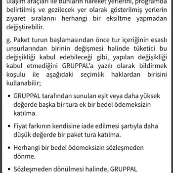 Gruppal Tur Vaatlerini Yerine Getirmiyor Ve Haber Vermiyor