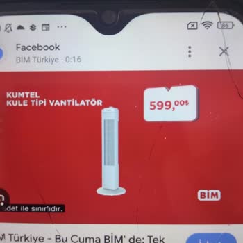 BİM Kumtel Kule Tipi Vantilatör