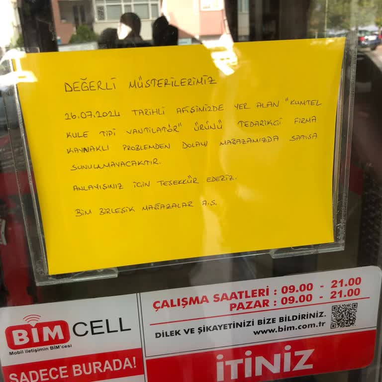 BİM Afişteki Ürününü Tedarik Etmiyor