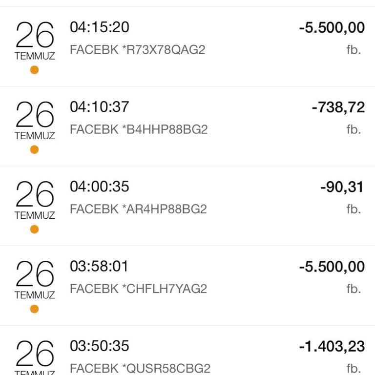 Garanti BBVA Facebook Tarafından İzinsiz Harcama Yapılmış