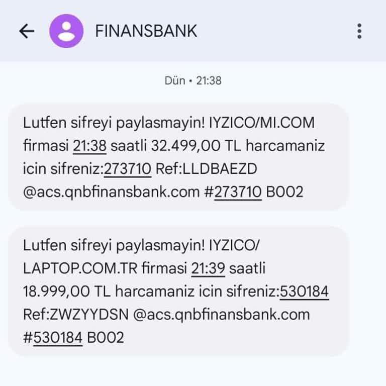 Xiaomi Iyzico/MI.com Kartımdan Ödeme Çekildi