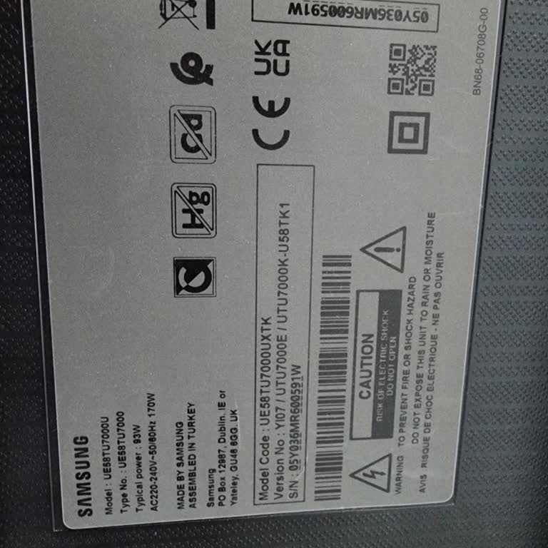 Samsung 58TU7000 Panel Arızası