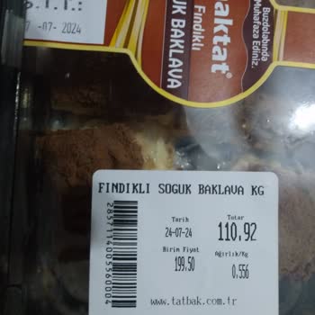 Tatbak Bozuk Soğuk Baklava