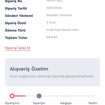Penti İnternet Sitesi Sipariş Gecikmesi